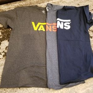 VANS  Men's T-shirt Lot of 3